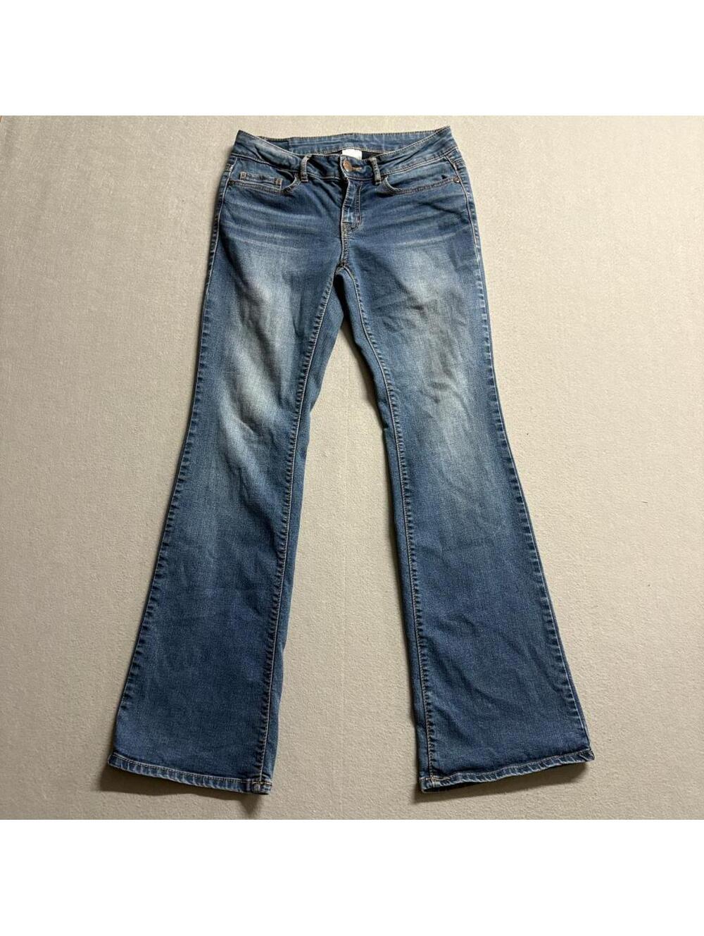 Roebuck and Co Bootcut Jeans Womens Size 2 Blue Denim Stretch Mid Rise - Picture 1 of 10